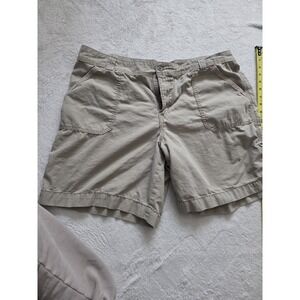 Carhartt Relaxed Fit Tan Khaki Work Shorts Carpenter Utility Womens 18 Mens 32